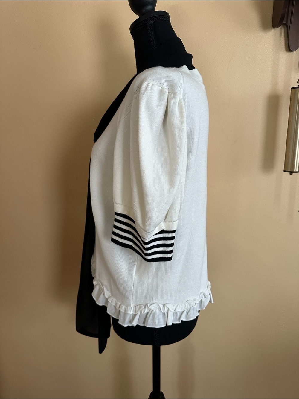 Maeve Short-Sleeve Bow Sweater size XL - Picture 4 of 8